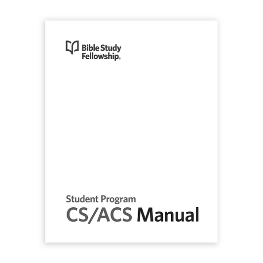 BSF: Exile and Return: Student Program CS ACS Manual
