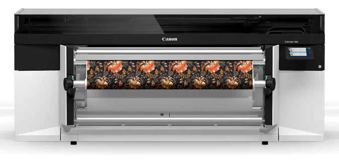 Canon/Oce Colorado 1650 large format vinyl printer with UV curing.